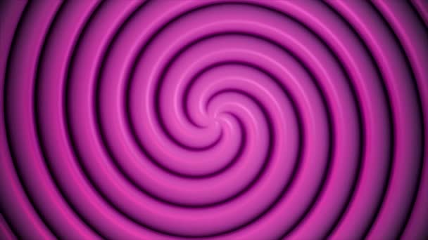 Abstract CGI motion graphics and looped animated background with white cubes in spiral arrange tunnel. espiral hipnótica gira sobre o fundo preto brilhante. Fundo radial retrô. Animação de — Vídeo de Stock