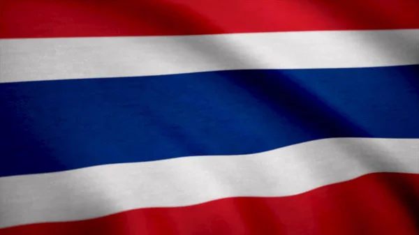 Εθνική σημαία της Ταϊλάνδης. Σημαία της Ταϊλάνδης φόντο — Φωτογραφία Αρχείου