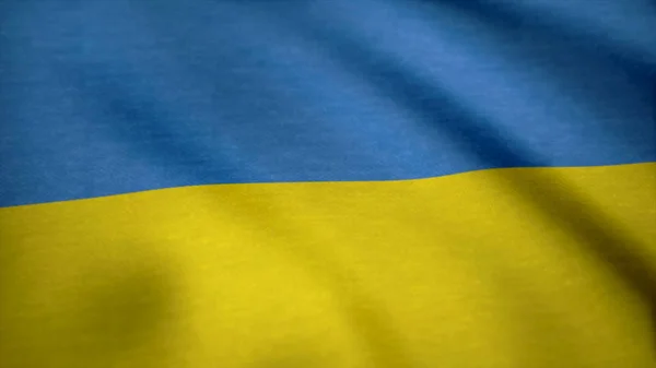 우크라이나의 국기를 흔들며입니다. 배경 우크라이나의 국기 — 스톡 사진