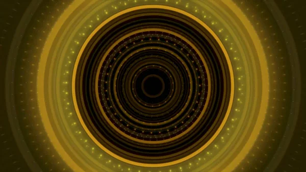 Футуристична відео анімація з об'єктом смуги частинок і світло в русі. Анімація кругового сяйва — стокове фото