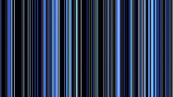 Pionowe niebieskie równoległe linie poruszające się od prawej do lewej na czarnym tle, bezszwowa pętla. Animacja. Wąskie neonowe proste paski w niekończącym się przepływie. — Zdjęcie stockowe