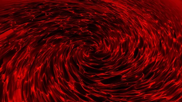 Abstract vortex of liquid substance of red color, seamless loop. Animation. Rippled texture flowing in a circle towards the center point.