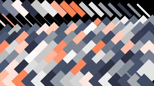 Färgglada abstrakt diagonal fyrkantig mosaik bakgrund, sömlös loop. Animering. Abstrakta celler rör sig i horisontella och vertikala riktningar på svart bakgrund. — Stockfoto