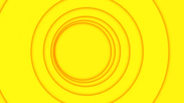 Fond abstrait de cercles changeant de formes sur fond solide. Animation. Rangée d'anneaux change son épaisseur en volumes 3D sur fond simple — Photo