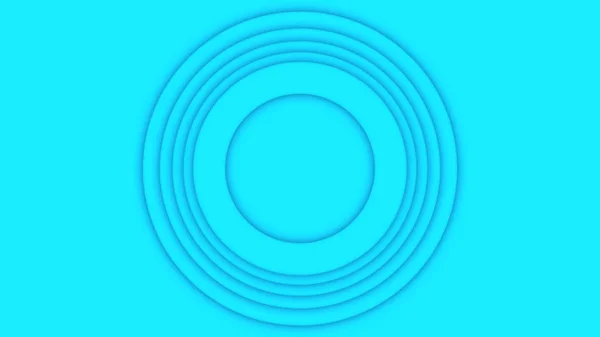 Abstract animation of vibrating circles on colored background. Animation. Circles vibrate changing thickness and size like musical buffer — 스톡 사진