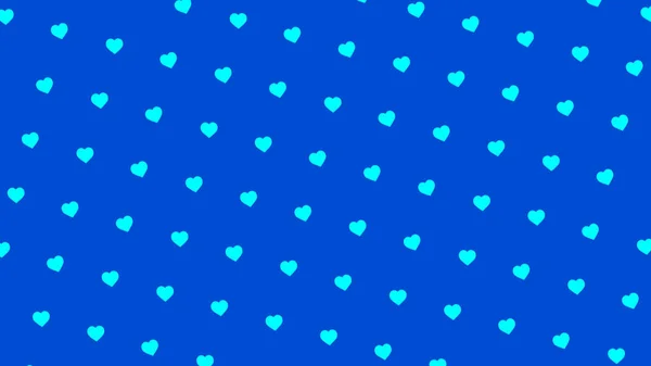 Sok sor kicsi és pufók repülő szív világoskék színű sötét kék háttér, zökkenőmentes hurok. Animáció. Fogalom Szent Valentin nap, szerelem, és a romantika. — Stock Fotó