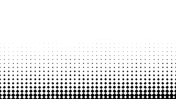 Abstract black and white optical Illusion with many white rhombuses covering black background from top to bottom. Animation. Monochrome graphic motion, rows of rhombuses falling down.