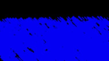 Soyut siyah arkaplan, tüm ekrana yayılan mavi geometrik figürlerle kaplıdır. Animasyon. Arkaplan rengini karanlıktan maviye değiştiriyor.