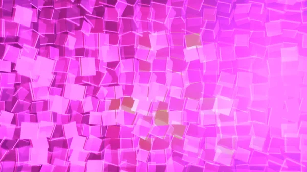 Αφηρημένη animation από πολύχρωμο φόντο περιστρεφόμενων κύβων. Κινούμενα σχέδια. Φωτεινό πολύχρωμο φόντο περιστρεφόμενη διαφανή κύβους. Φόντο ντίσκο — Φωτογραφία Αρχείου