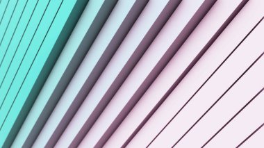 3 boyutlu çizgi efektli geçiş arkaplanı. Animasyon. Güzel beyaz çizgiler uzayda merdiven gibi ilerler. 3B hareket çizgileri ile kısa geçiş