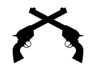 iki siyah revolverler