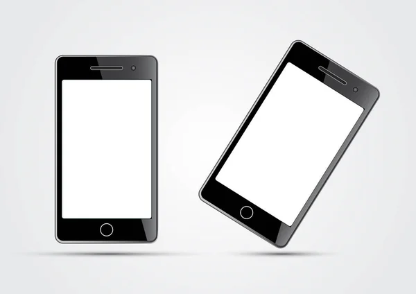 Dva mobilní telefony — Stockový vektor