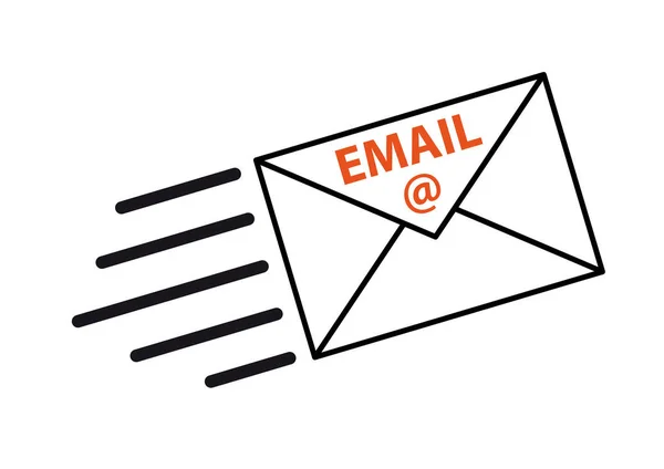 Busta e email — Vettoriale Stock