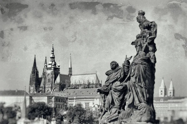 Old photo of Prague — Stock Photo, Image