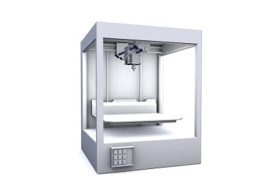 3D printerlere harcama maddeler - 3d render