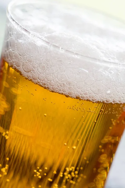 Beer transparent glass — Stock Photo, Image