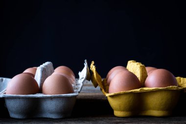 lezzetli taze yumurta Noel