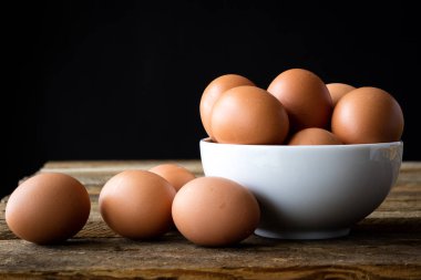 lezzetli taze yumurta Noel