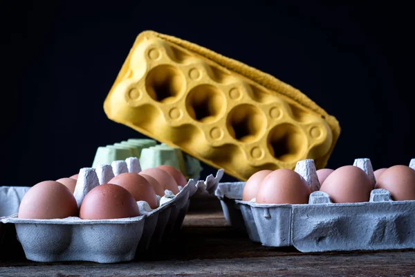 Smakelijke verse eieren kerst — Stockfoto