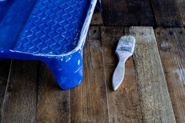 boya fırçası ve silindir