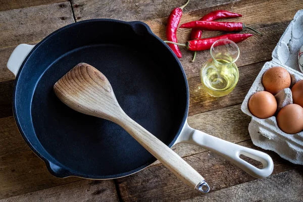 Oude stijl koken — Stockfoto