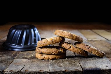 Eski bir fırının tablo lezzetli kek