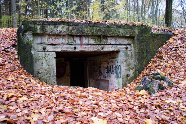 Vieux bunkers de la Seconde Guerre mondiale. Forteresses allemandes du Pô — Photo
