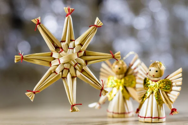 Christmas decorations for Christmas. Christmas ornaments made of — Stock Photo, Image