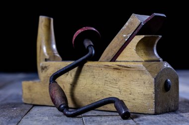 Marangozluk bir hobidir. Marangozluk aksesuarları bir ahşap Atölyesi