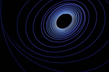 Işık diyot boyamak. Bir sarmal anahat Çiz