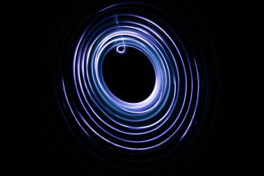 Işık diyot boyamak. Bir sarmal anahat Çiz