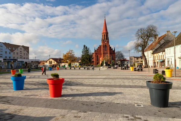 Renovovaný městský trh. — Stock fotografie