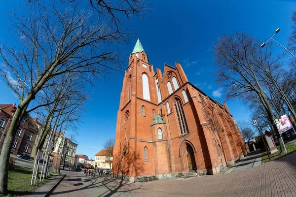 Lebork, pomorskie/Poland-February, 07, 2020:. Roman Catholic — Stok fotoğraf