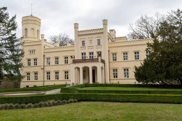 Mierzecin Lubuskie Poland March 2020 Beautiful Well Kept Palace Central — Stok fotoğraf