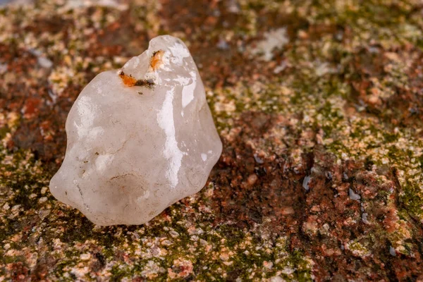 Small Flint Found Field Central Europe Sedimentary Rock Serves Tinder — Stock Photo, Image