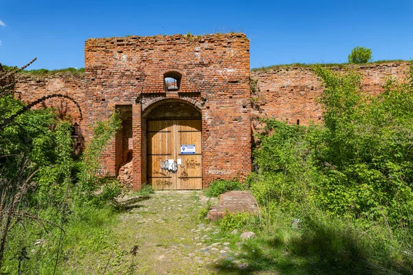 Torun Kujawsko Pomorskie Poland Maio 2020 Ruínas Uma Antiga Fortaleza — Fotografia de Stock