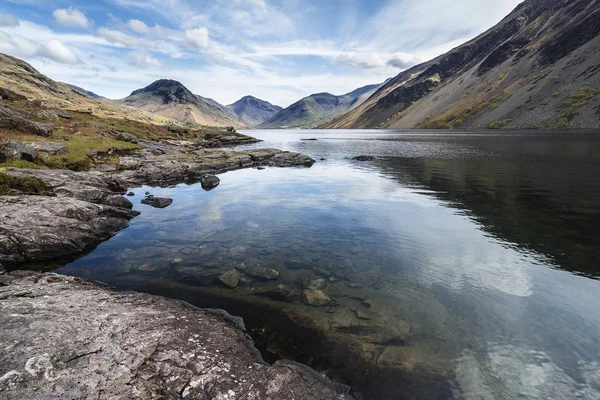 Voltál a víz és a Lake District csúcsok — Stock Fotó