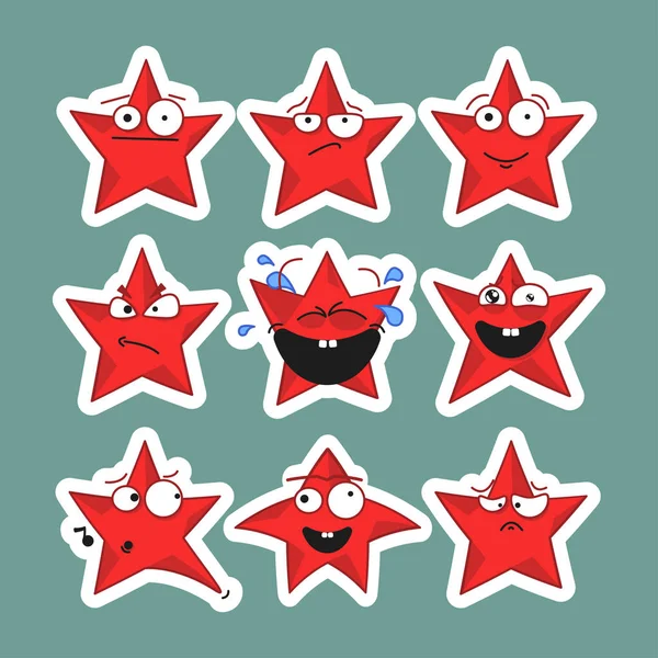 Emoji simgeler yıldız. Emoji çıkartmaları