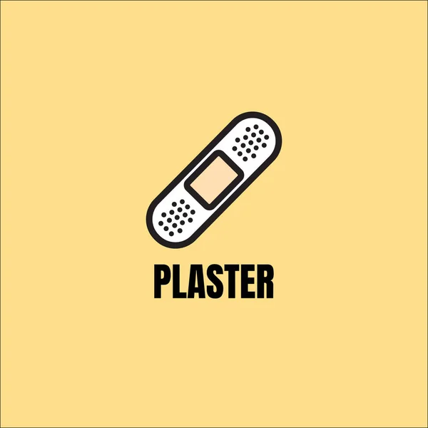 Vector flat Plaster icon.