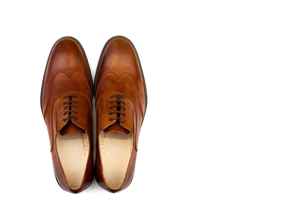 男性の茶色の靴 — ストック写真