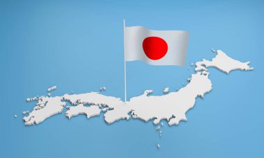 3D Japonya Haritası
