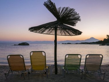 Büyülü şafak görüntü