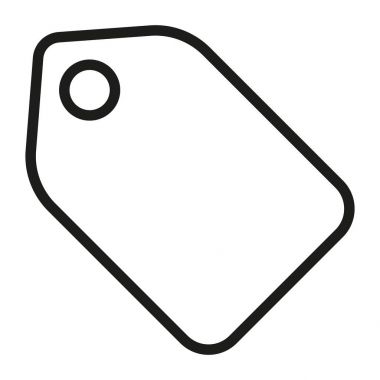 etiketi vektör simgesi