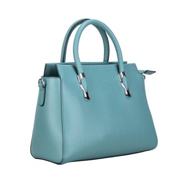 Gümüş ile moda hafif Akuamarin klasik kadın çanta