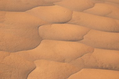 Çöldeki kum dalgaları