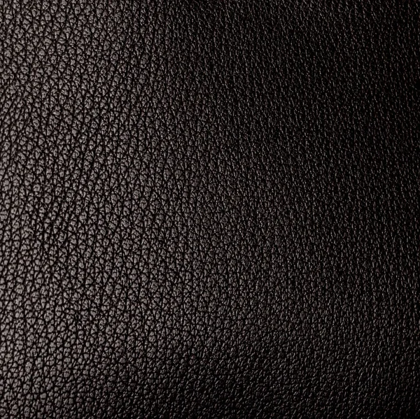 Egy darab fekete műbőr textúra kiemelése és g — Stock Fotó