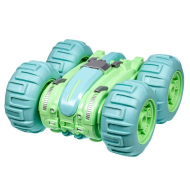 Rc arabası beyaz arkaplanda izole edildi