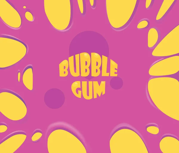 Realistic texture of Bubble gum. — Stock Photo, Image