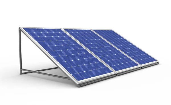A bateria solar — Fotografia de Stock