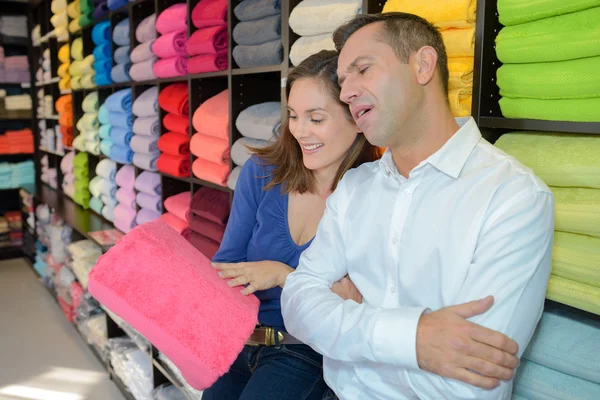 Bored man and his wife — Stock Photo, Image